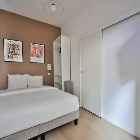 Appartamento 0#appart 4pers#1 Bedroom#paris 15#commerce#ac